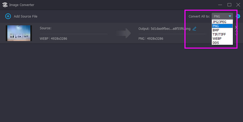 Pretvori sve u PNG Vidmore