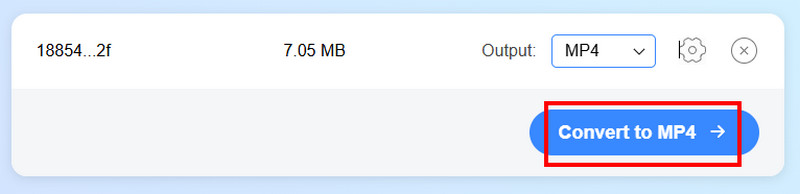 Convert to MP4 Vidmore