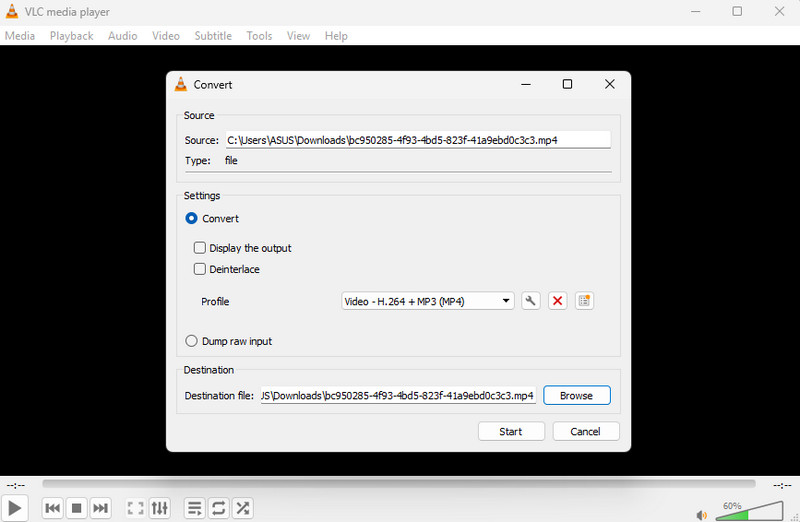 Převodník VLC M4V do MP4