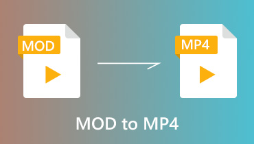 3 façons simples de convertir MOD en MP4 sans nuire à la qualité