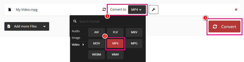 Konvertera Mpg till Mp4 Cloudconvert