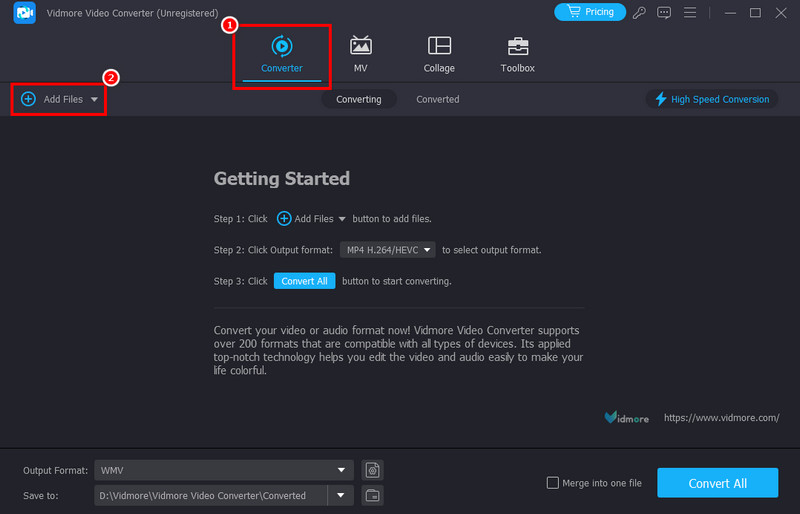 Konverter Tambahkan File Vidmore