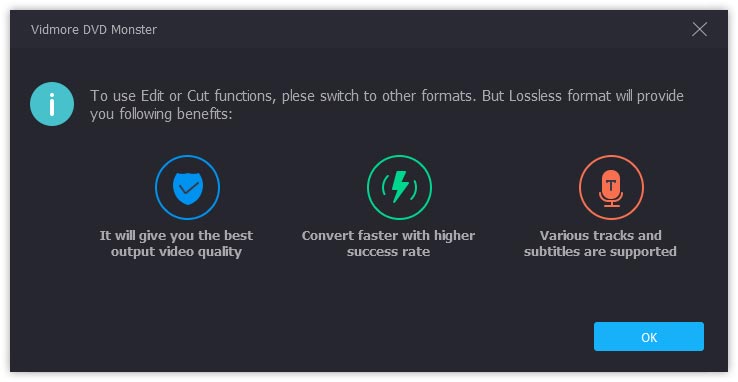 Switch MPG Lossless