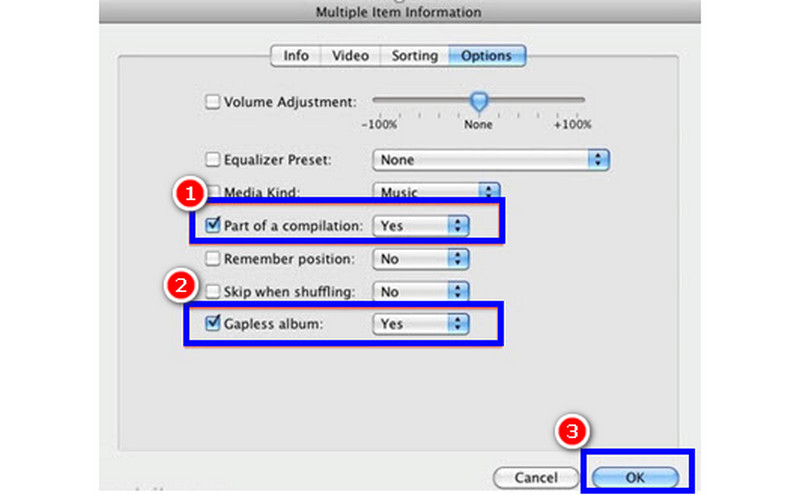 Hangfájlok egyesítése iTunes-ban