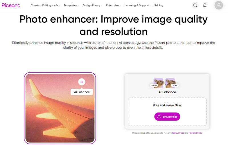Picsart Ai 사진 향상기