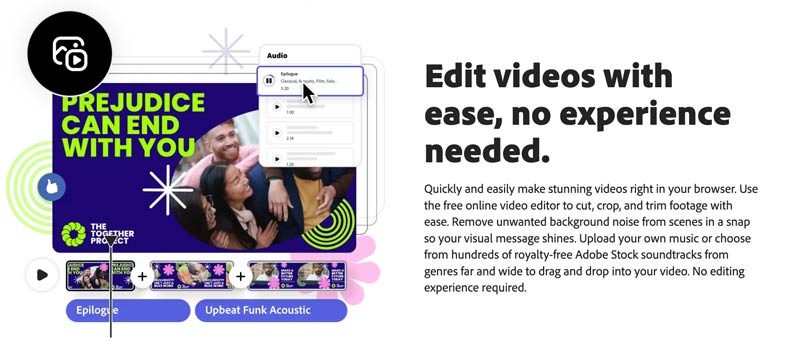 Adobe Express Video Düzenleyici Özellikleri