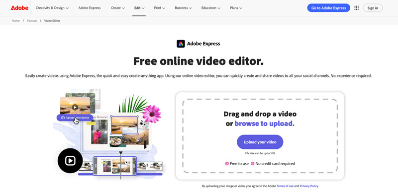 Adobe Express Video Düzenleyiciye Genel Bakış