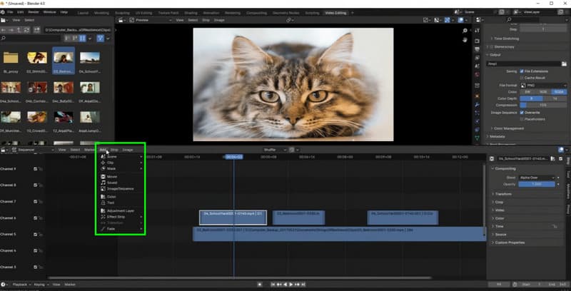 Editar vídeo con Blender