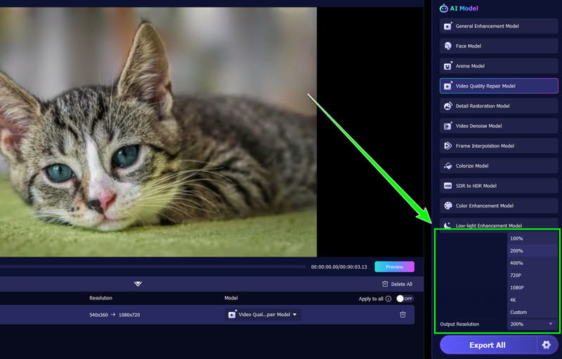 Improve Video Resolution Vidmore