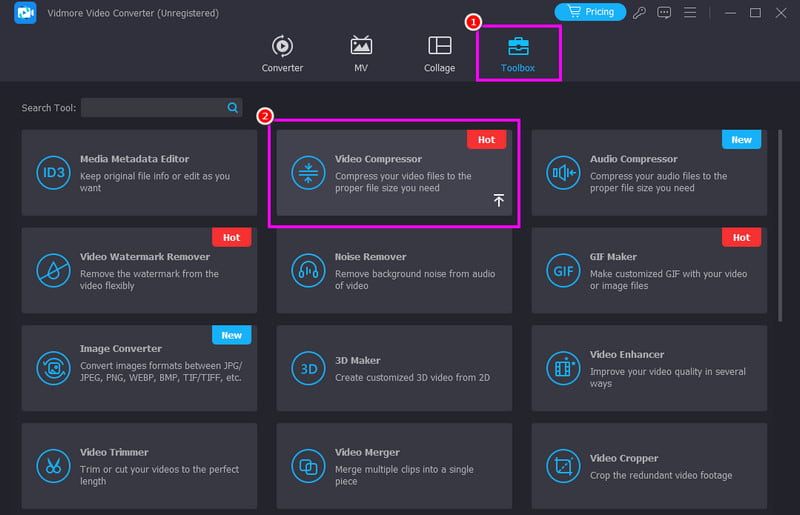 Kompresor Video Toolbox Vidmore