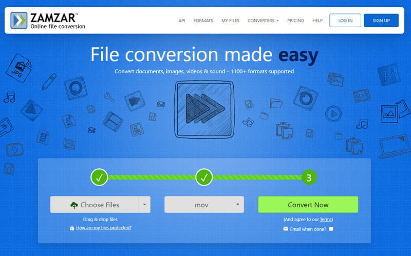 Kompresor Video Zamzar