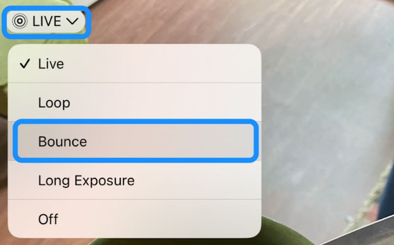 Efect de respingere pe Live Photo