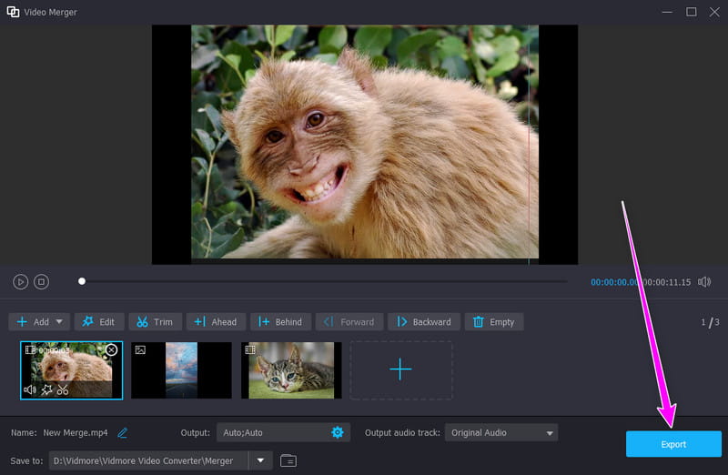 Exportera video Vidmore