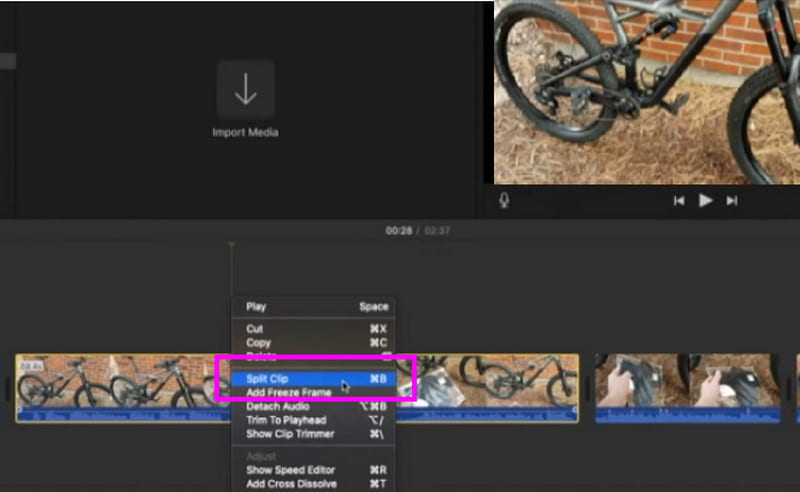 Trimma videor Imovie