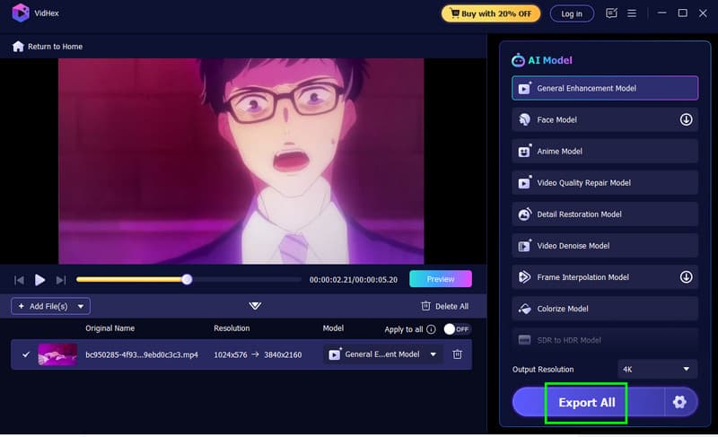 Xuất Video Vidmore