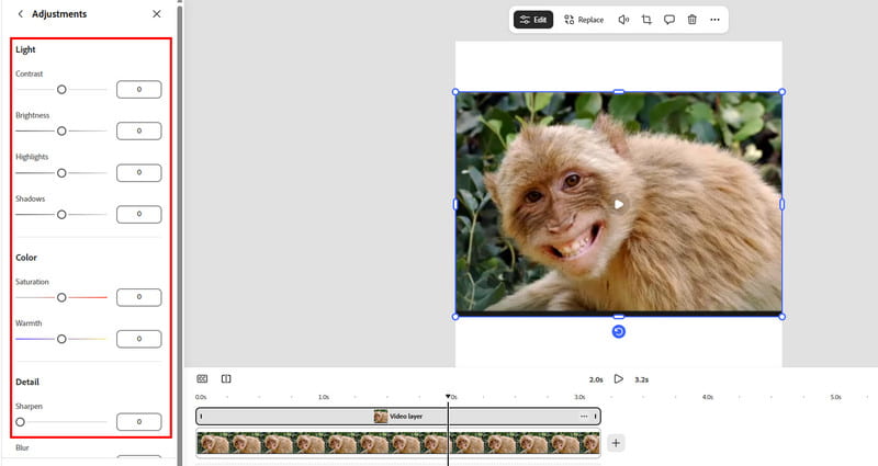 Βελτιώστε το βίντεο Adobe Express