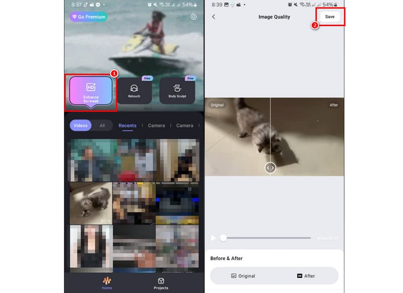 Forbedre video Airvid