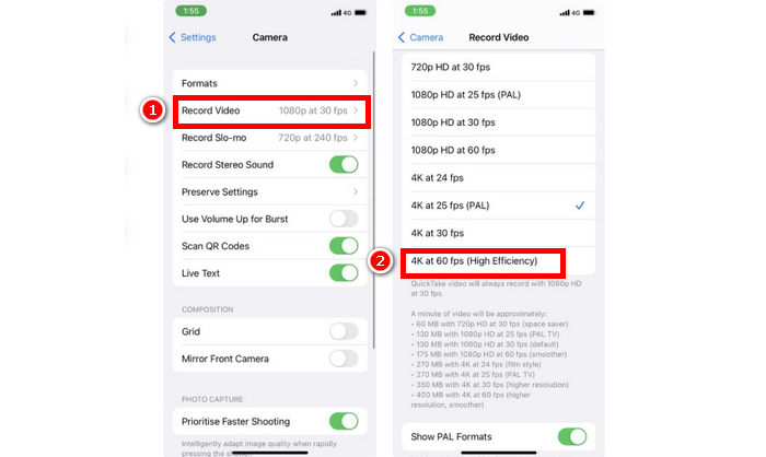 Pengaturan Kamera iPhone