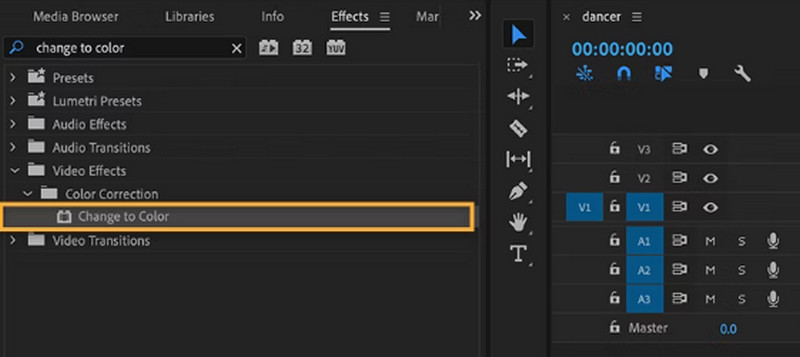 Veranderen naar kleur