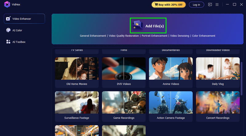 Add Files Vidmore