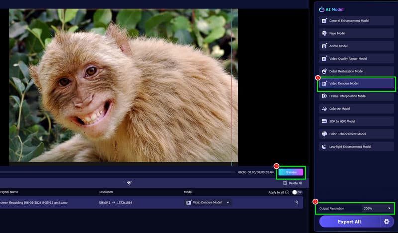 Videoruisonderdrukkingsmodel Vidmore