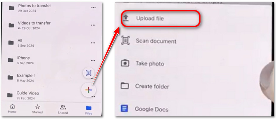 Google Drive'a Yükleme