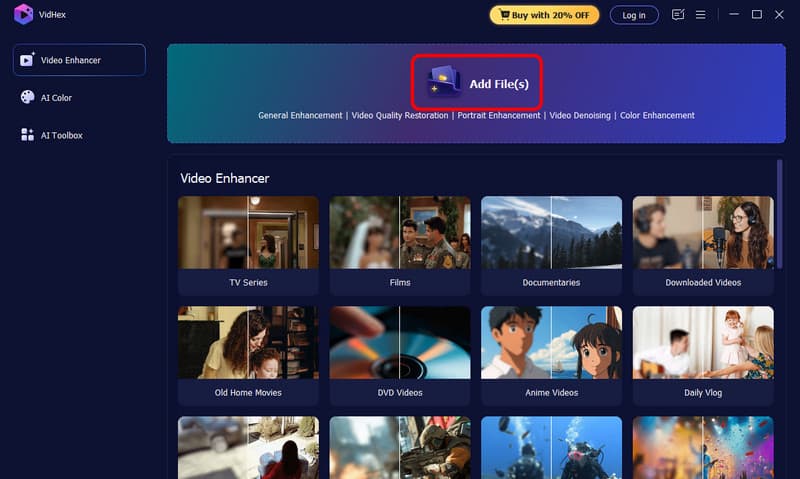 เพิ่มไฟล์ เพิ่มวิดีโอ Vidhex