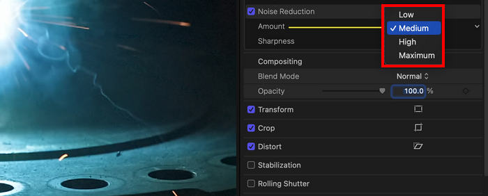 Final Cut Pro Adjust