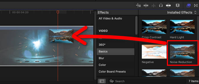Final Cut Pro Noise Reduction