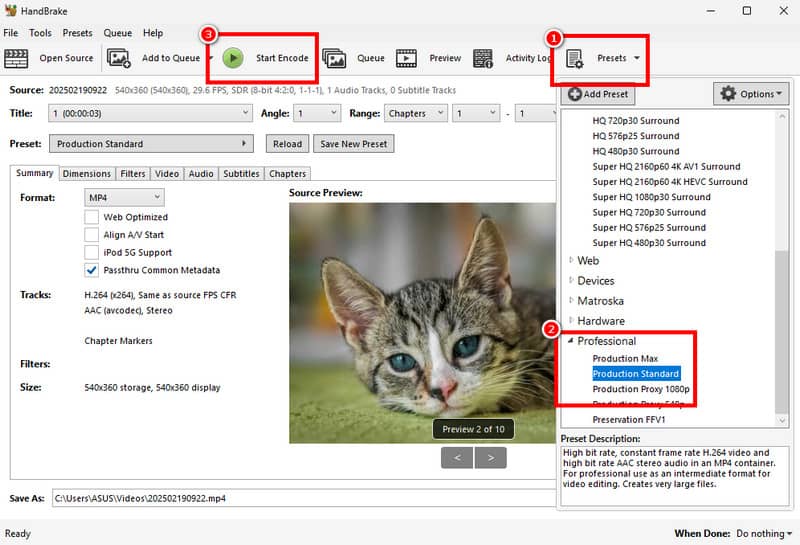 Fjern HDR-håndbremsen