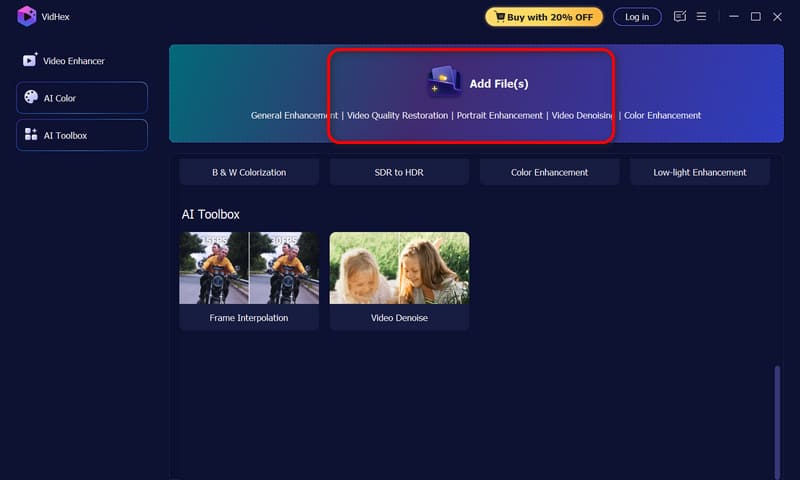 Vidhex Upload