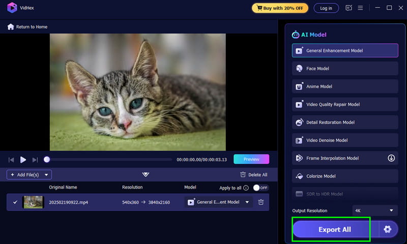 Eksportuj wszystkie Vidmore