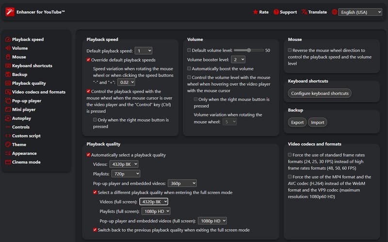 Enhancer For Youtube Extension