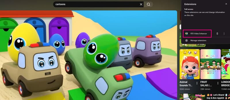 Nvidia For Youtube Extension