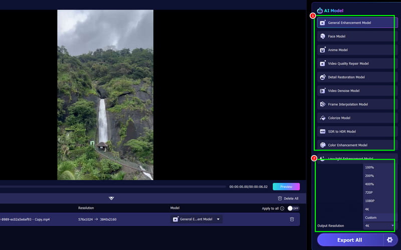 Upscale Video Vidmore