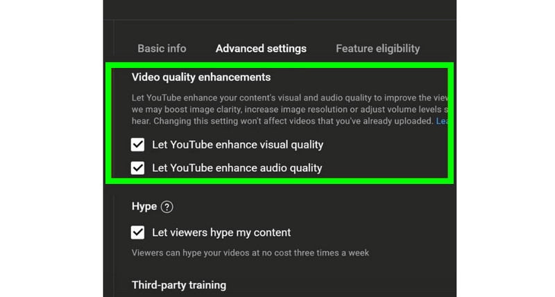 Increase Resolution Youtube Creators