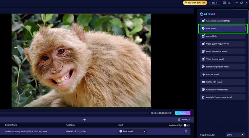 Upscale Model Upscale Face Details Vidmore