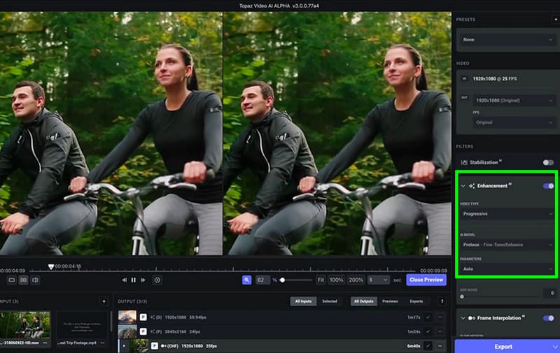 Upscale Video Topaz Video Ai