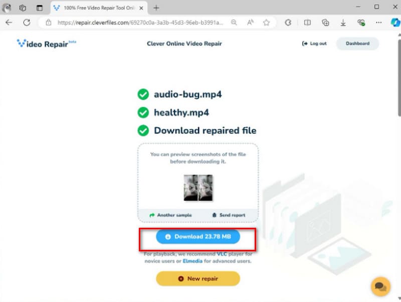 Online Repair Fix Video