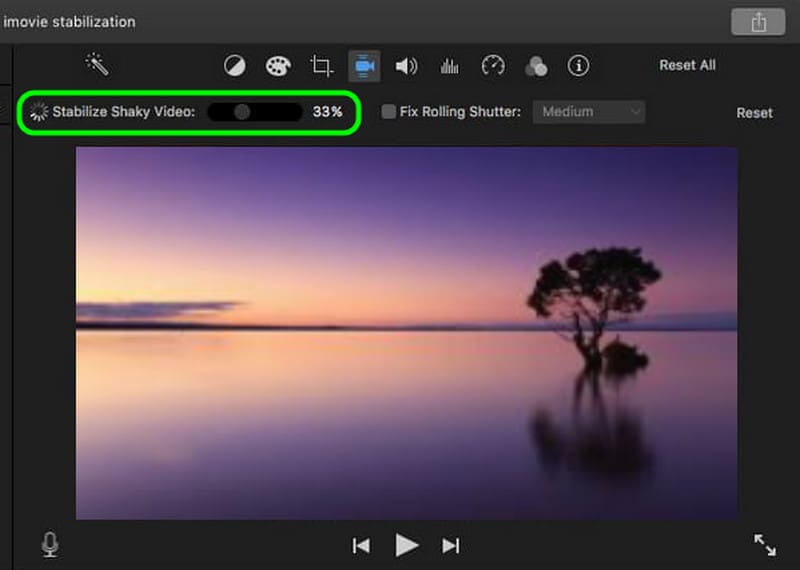 Стабилизация дрожащего видео Imovie