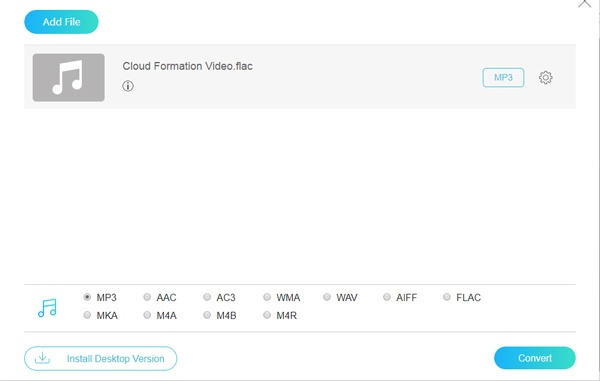 Importeer FLAC Audio