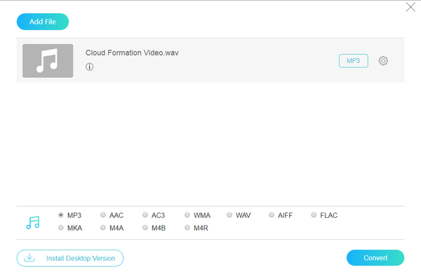 นำเข้าไฟล์ WAV