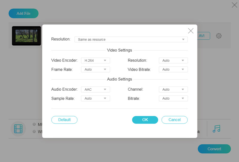 Ajustar la configuración de video