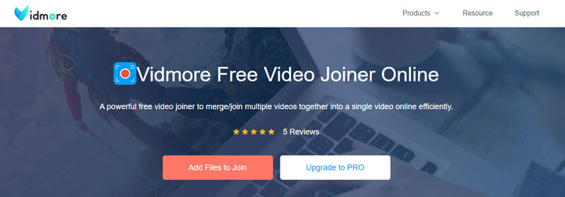 הפעל מיזוג וידאו מקוון בחינם