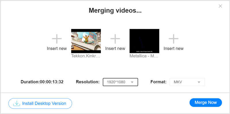 Bergabunglah dengan file MKV online gratis