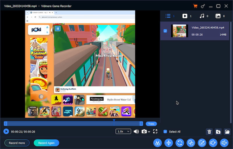 Kết thúc bản ghi trình duyệt