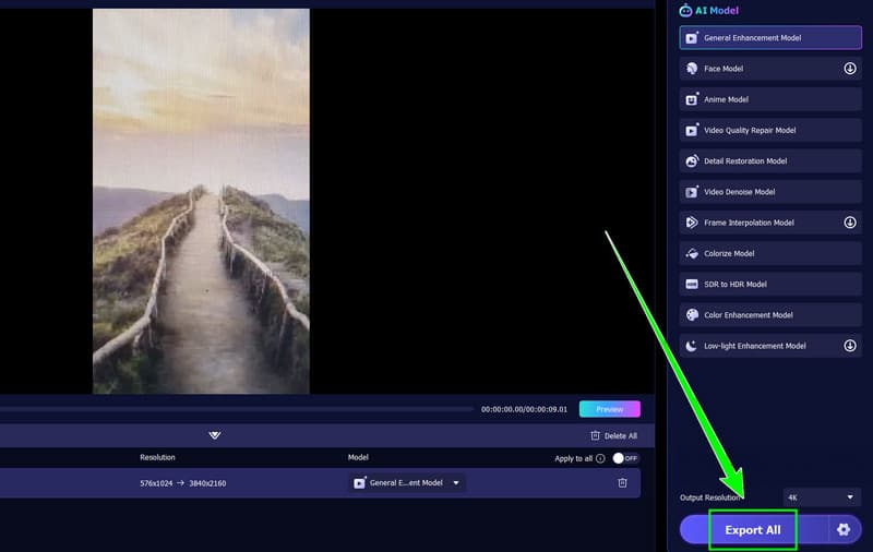 Exporteer alle Vidhex