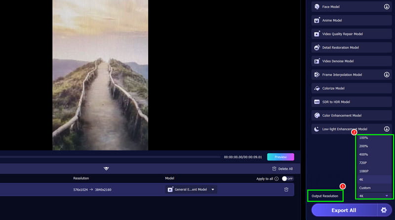 Uitvoerresolutie Vidhex