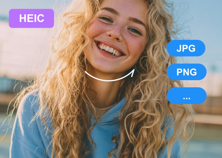 Gratis HEIC-konverter online