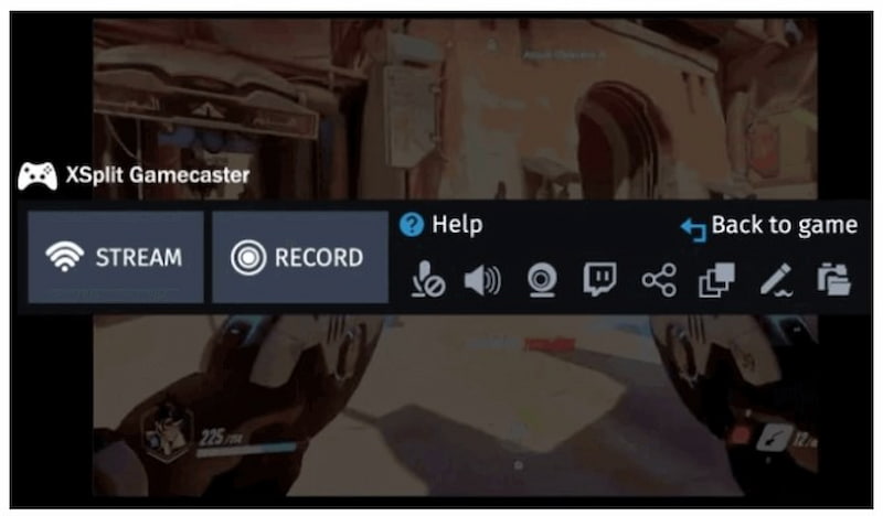 Xsplit Gamecaster per giochi